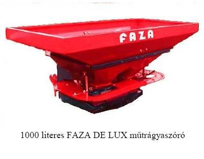 FAZA De LUX kéttárcsás műtrágyaszórók